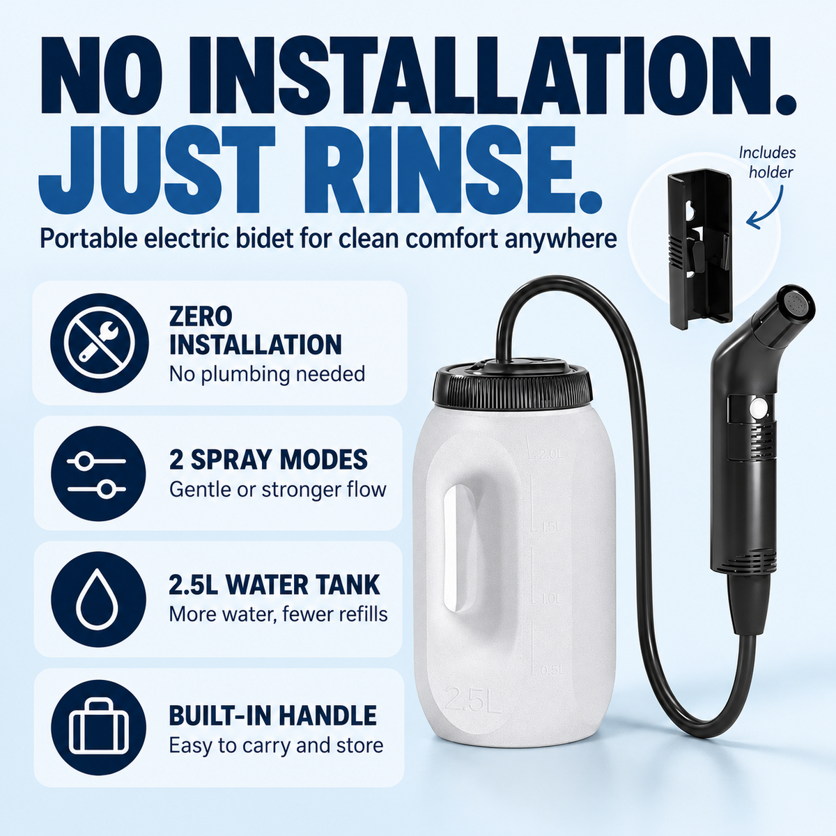 FreshSide Portable Bidet